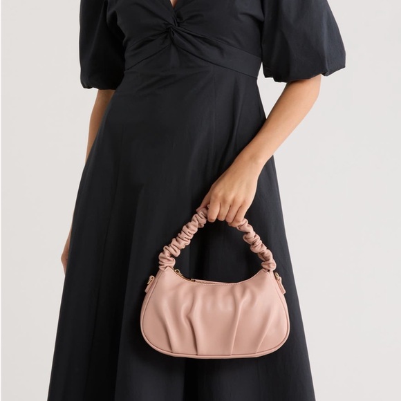 Urban Expressions Ruched Shoulder bag, Blush. Worn once. Like brand new. - Picture 1 of 16